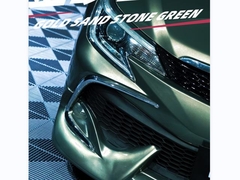 TPU 금 모래 돌 녹색